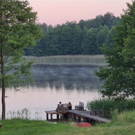 Domwigierski Pl -Jeziorki -Gr- Comfort-Ferienhaus-Polen - Wlasna Linia Brzegowa I Sauna Wysoki Most  エクステリア 写真
