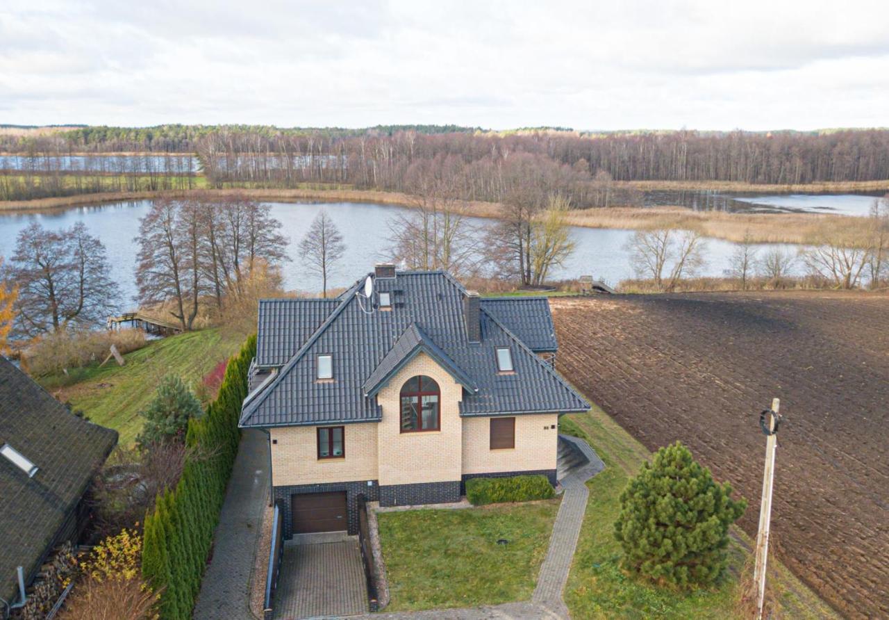 Domwigierski Pl -Jeziorki -Gr- Comfort-Ferienhaus-Polen - Wlasna Linia Brzegowa I Sauna Wysoki Most  エクステリア 写真