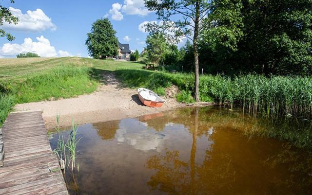 Domwigierski Pl -Jeziorki -Gr- Comfort-Ferienhaus-Polen - Wlasna Linia Brzegowa I Sauna Wysoki Most  エクステリア 写真
