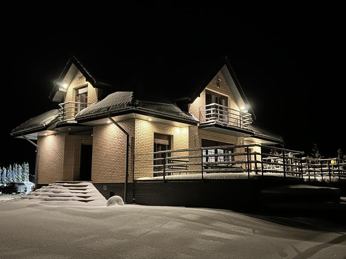 Domwigierski Pl -Jeziorki -Gr- Comfort-Ferienhaus-Polen - Wlasna Linia Brzegowa I Sauna Wysoki Most  エクステリア 写真