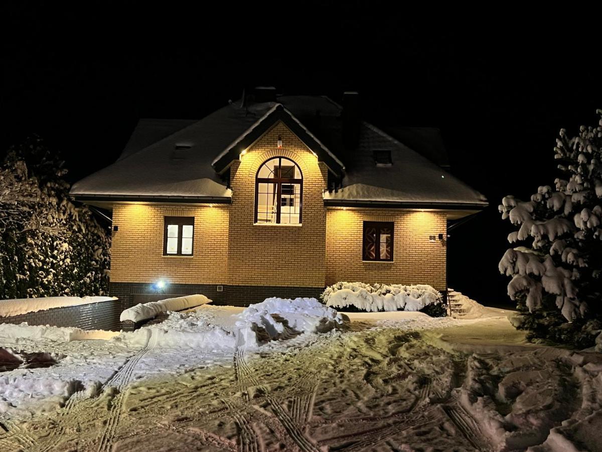 Domwigierski Pl -Jeziorki -Gr- Comfort-Ferienhaus-Polen - Wlasna Linia Brzegowa I Sauna Wysoki Most  エクステリア 写真