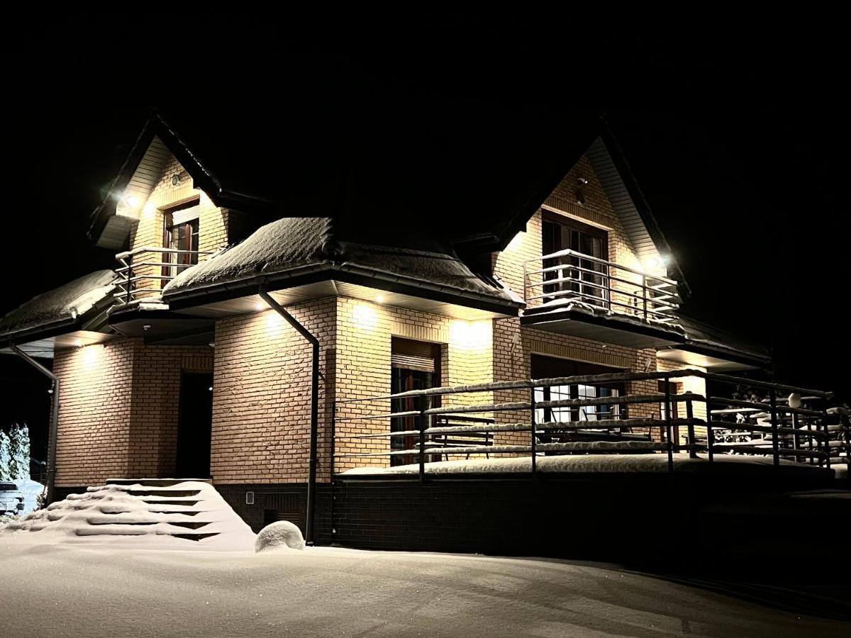 Domwigierski Pl -Jeziorki -Gr- Comfort-Ferienhaus-Polen - Wlasna Linia Brzegowa I Sauna Wysoki Most  エクステリア 写真