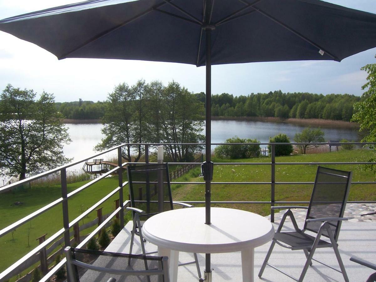 Domwigierski Pl -Jeziorki -Gr- Comfort-Ferienhaus-Polen - Wlasna Linia Brzegowa I Sauna Wysoki Most  エクステリア 写真