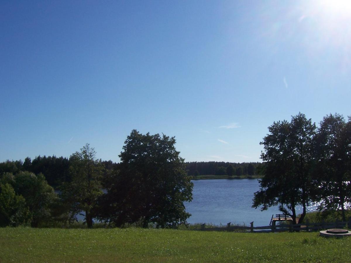 Domwigierski Pl -Jeziorki -Gr- Comfort-Ferienhaus-Polen - Wlasna Linia Brzegowa I Sauna Wysoki Most  部屋 写真